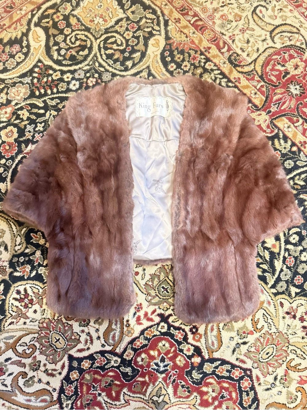 Women's Dark Brown (most likely Mink) Fur Shrug